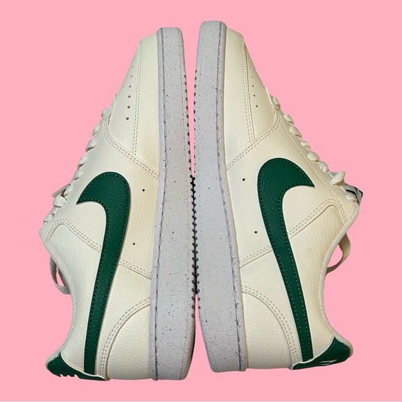 NWTIB! WOMEN’S NIKE COURT VISION LOW NEXT NATURE.  WHITE/SAIL/MALACHITE. SZ 10.5 - Picture 11 of 16